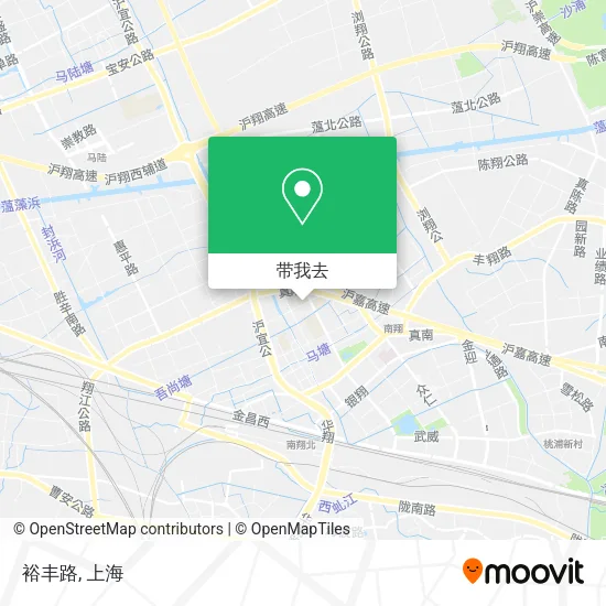 裕丰路地图