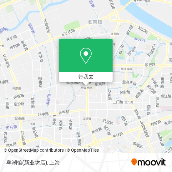 粤潮馆(新业坊店)地图