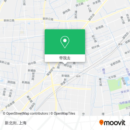新北街地图
