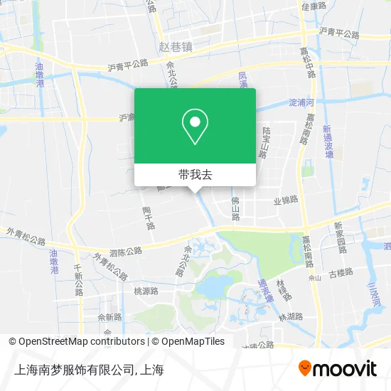 上海南梦服饰有限公司地图
