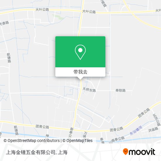 上海金锺五金有限公司地图
