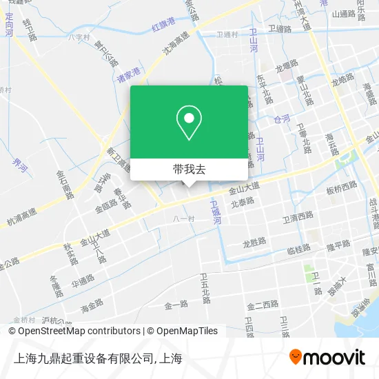 上海九鼎起重设备有限公司地图
