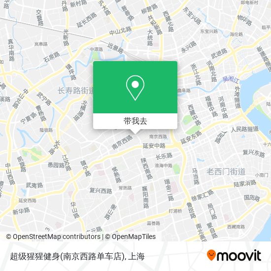 超级猩猩健身(南京西路单车店)地图