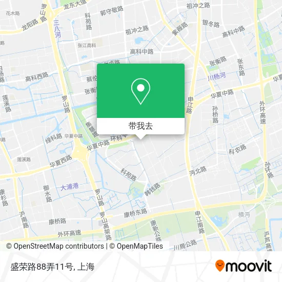 盛荣路88弄11号地图