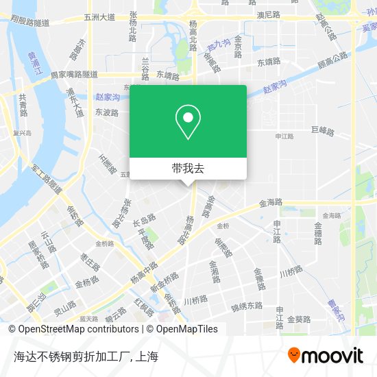 海达不锈钢剪折加工厂地图
