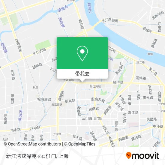新江湾戎泽苑-西北1门地图