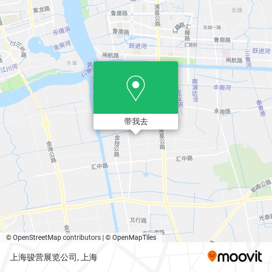 上海骏营展览公司地图