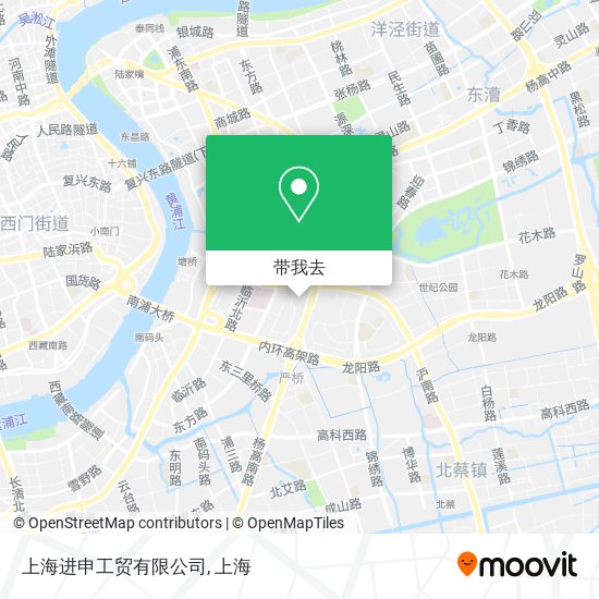 上海进申工贸有限公司地图
