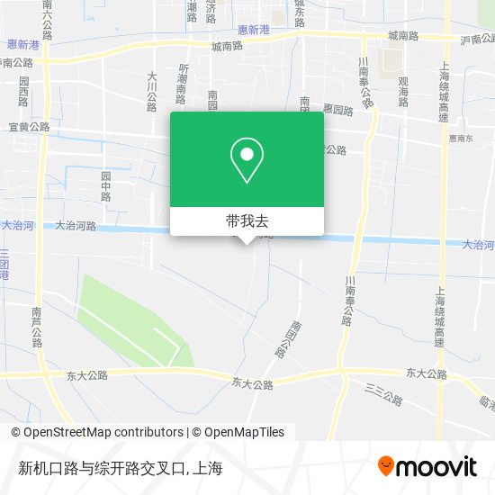 新机口路与综开路交叉口地图