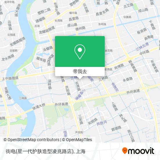 街电(星一代护肤造型凌兆路店)地图