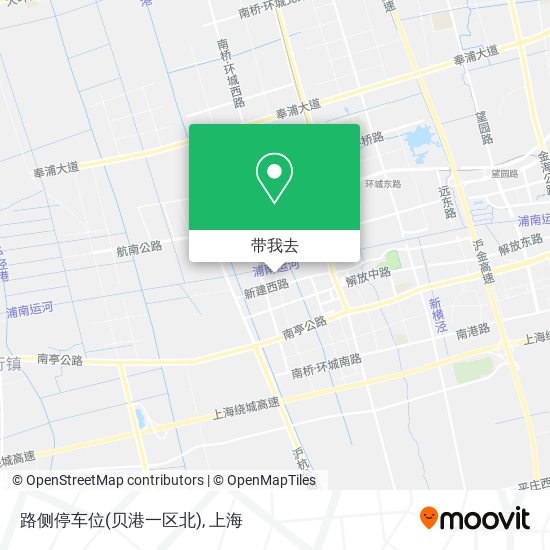 路侧停车位(贝港一区北)地图