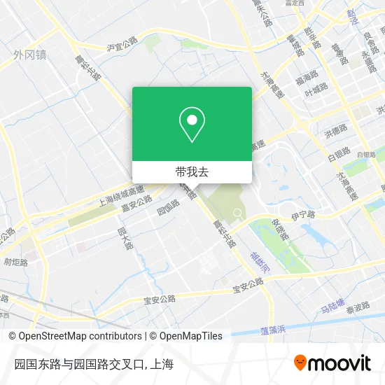 园国东路与园国路交叉口地图