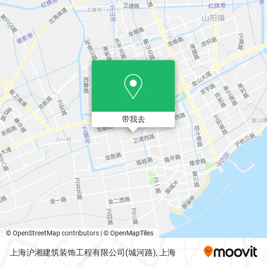 上海沪湘建筑装饰工程有限公司(城河路)地图