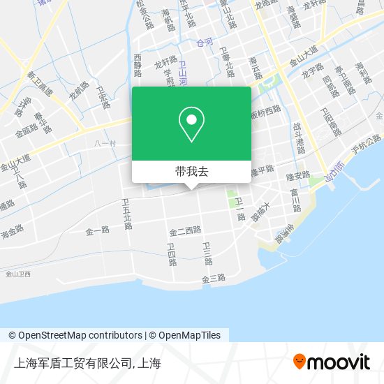 上海军盾工贸有限公司地图