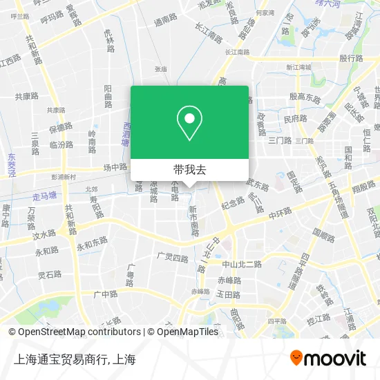 上海通宝贸易商行地图