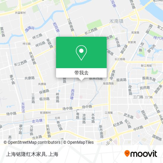 上海铭隆红木家具地图