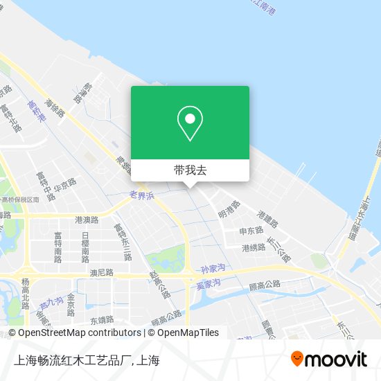 上海畅流红木工艺品厂地图