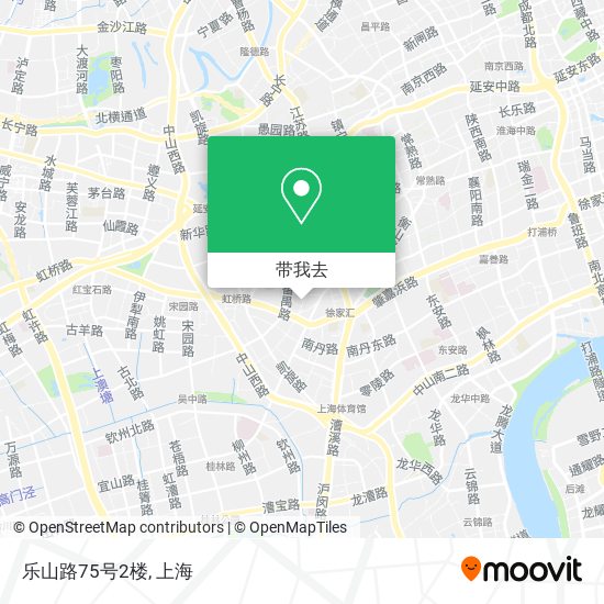 乐山路75号2楼地图