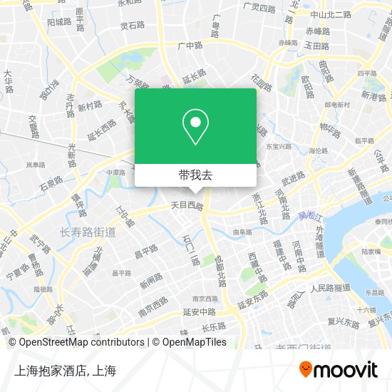 上海抱家酒店地图