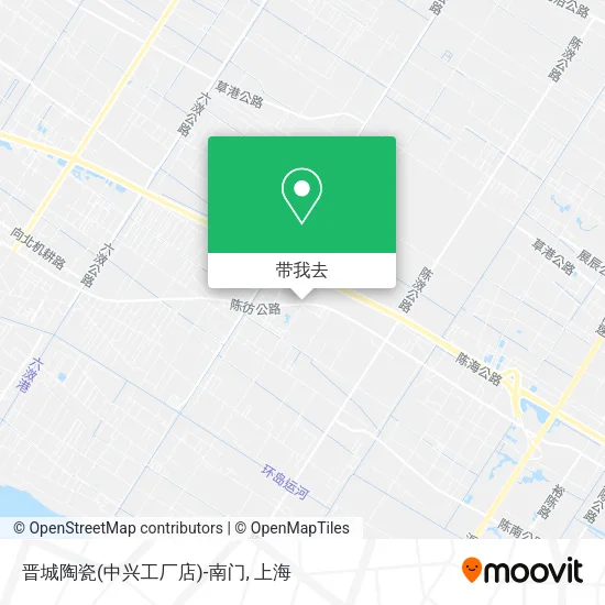 晋城陶瓷(中兴工厂店)-南门地图
