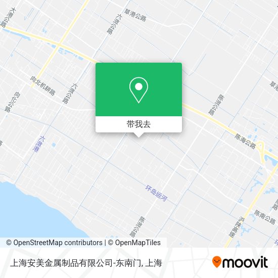 上海安美金属制品有限公司-东南门地图