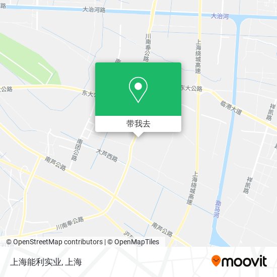 上海能利实业地图