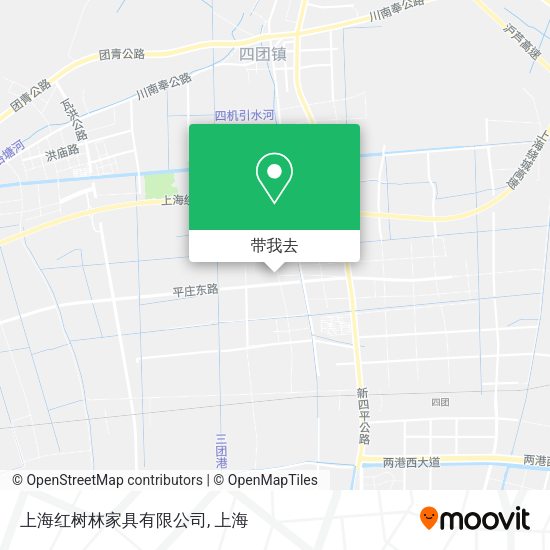 上海红树林家具有限公司地图
