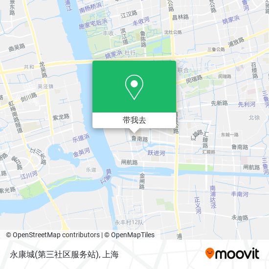 永康城(第三社区服务站)地图