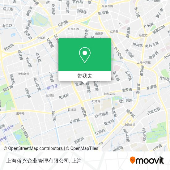 上海侨兴企业管理有限公司地图