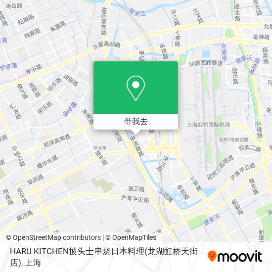 HARU KITCHEN披头士串烧日本料理(龙湖虹桥天街店)地图