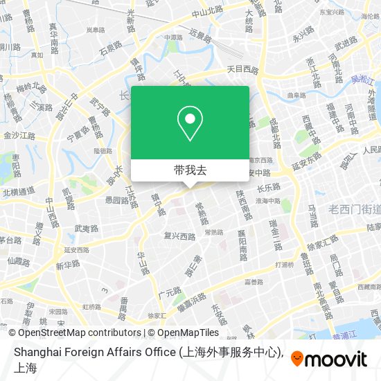 Shanghai Foreign Affairs Office (上海外事服务中心)地图