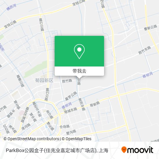 ParkBox公园盒子(佳兆业嘉定城市广场店)地图