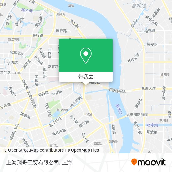 上海翔舟工贸有限公司地图