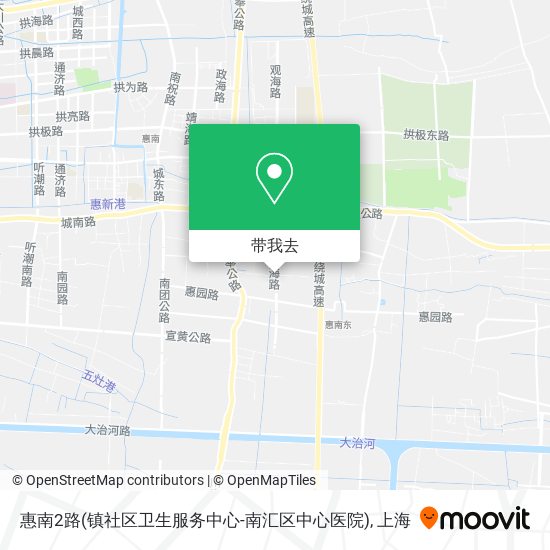 惠南2路(镇社区卫生服务中心-南汇区中心医院)地图