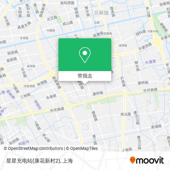 星星充电站(康花新村2)地图