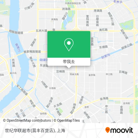 世纪华联超市(晨丰百货店)地图