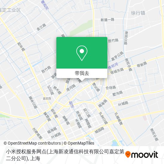 小米授权服务网点(上海新凌通信科技有限公司嘉定第二分公司)地图