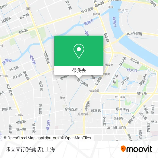 乐立琴行(淞南店)地图