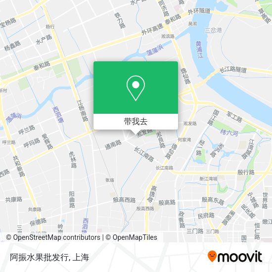 阿振水果批发行地图