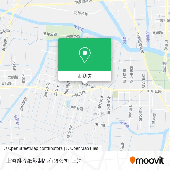 上海维珍纸塑制品有限公司地图