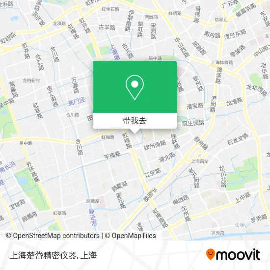 上海楚岱精密仪器地图