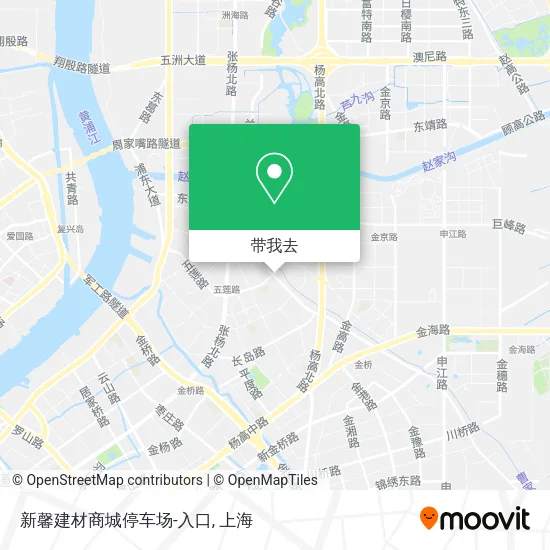 新馨建材商城停车场-入口地图