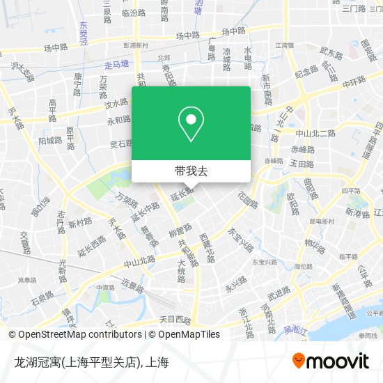 龙湖冠寓(上海平型关店)地图