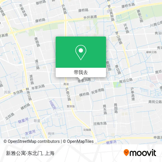 新雅公寓-东北门地图
