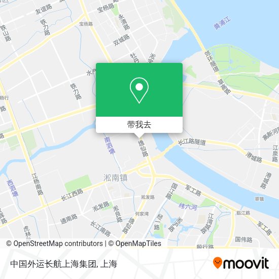 中国外运长航上海集团地图