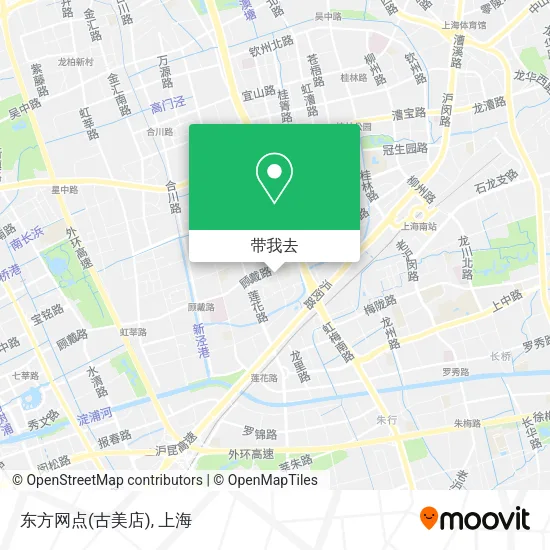 东方网点(古美店)地图