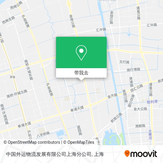中国外运物流发展有限公司上海分公司地图