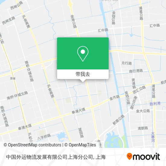中国外运物流发展有限公司上海分公司地图