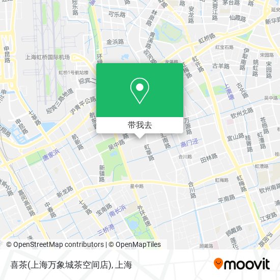 喜茶(上海万象城茶空间店)地图