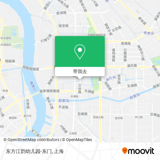 东方江韵幼儿园-东门地图
